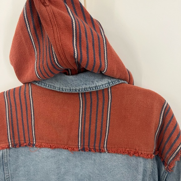 Free People Baja denim hooded jacket - Picture 7 of 14